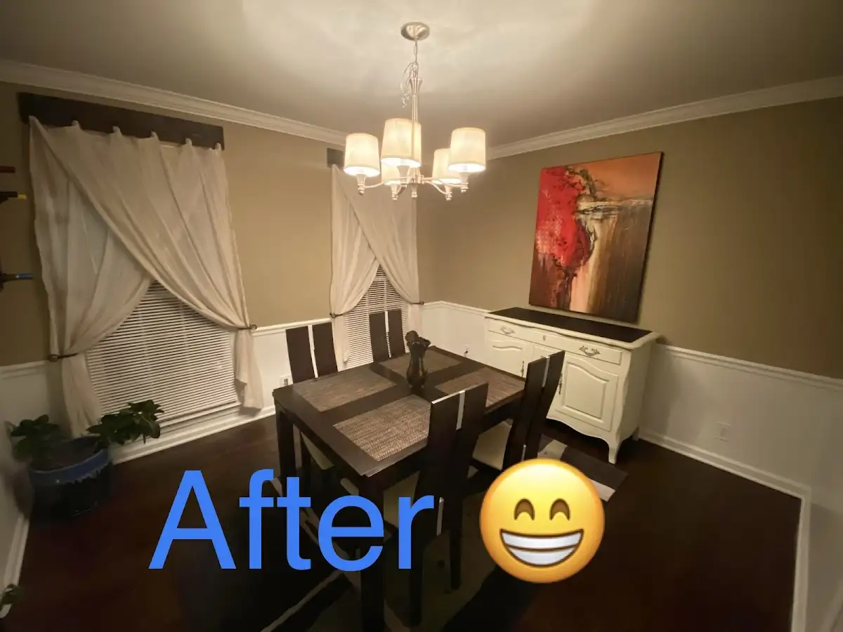 Professional dining room restoration after water damage in South Bend